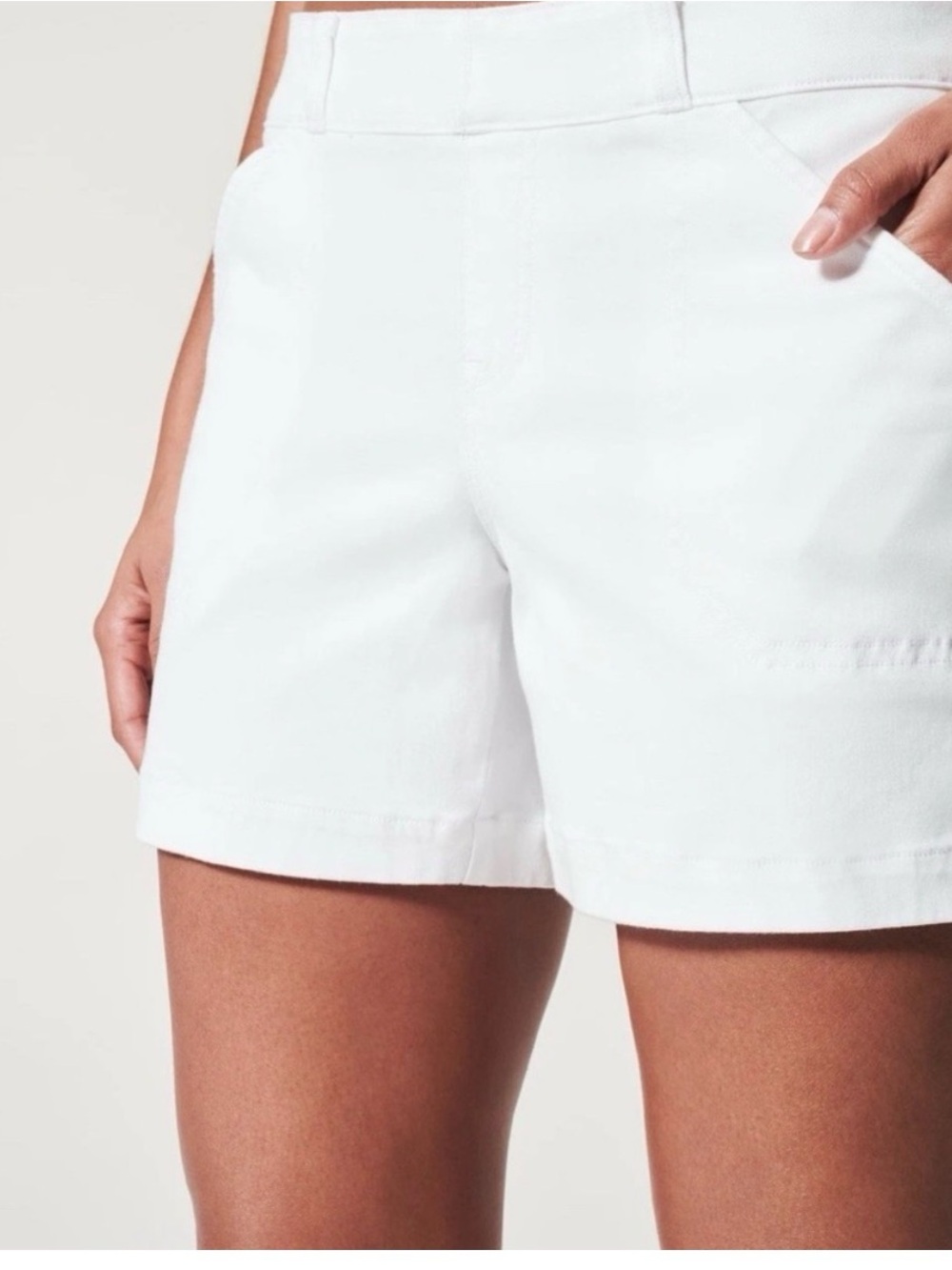 SPANX White Tailored Shorts size M
